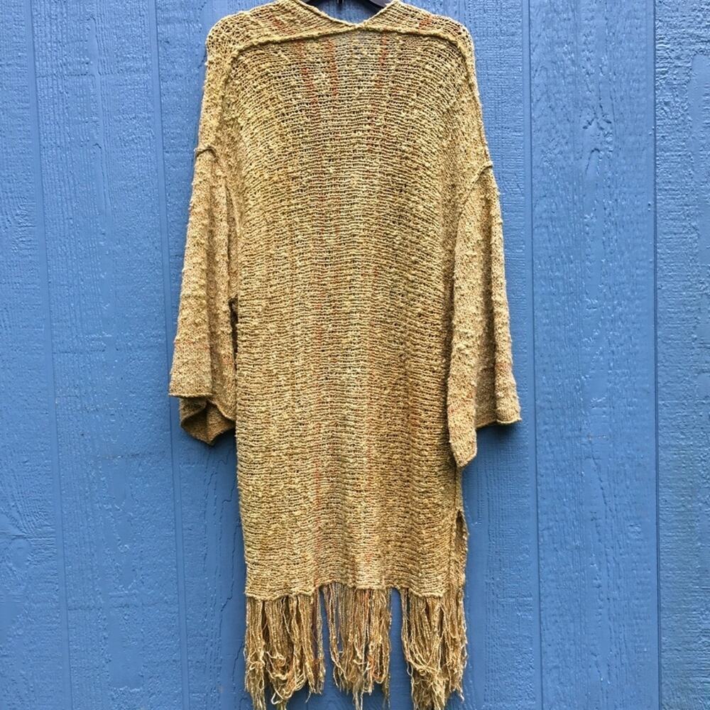 Free People Lucia Fringe Cardigan Sweater XS/S - Picture 7 of 8